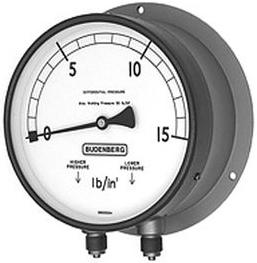 Budenberg Standard Dial Pressure Test Gauge 1/11/214 0-1.4 Bar 0-20 IB/in2 